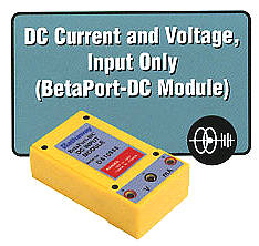 DC Current and Voltage, Input Only